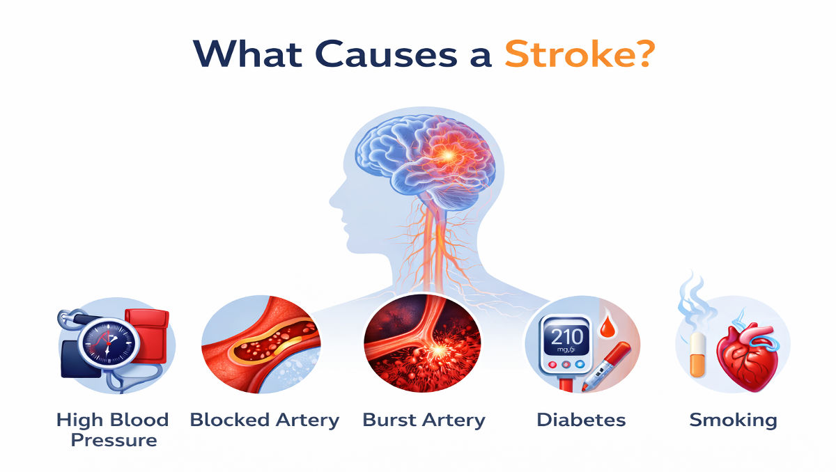 What Causes a Stroke? 9 Critical Reasons Brain Blood Flow Suddenly Stops